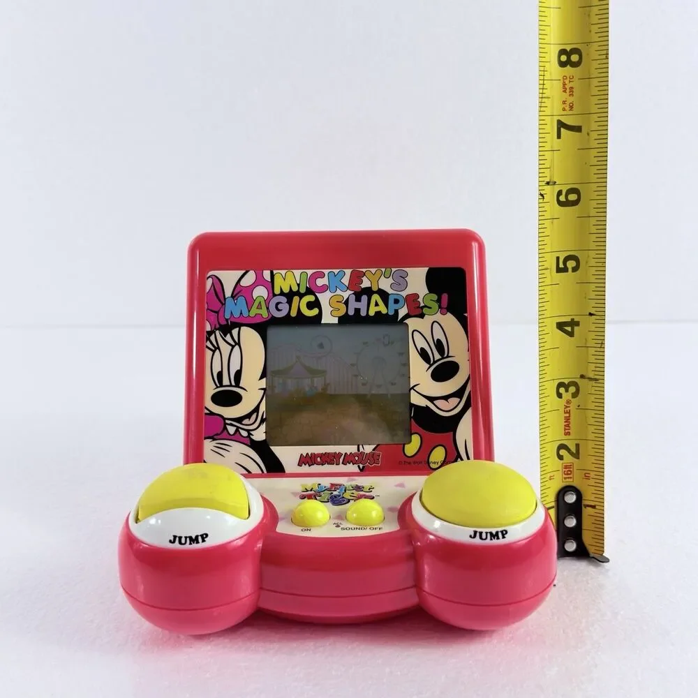 Vintage 1994 Tiger Electronics Mickey's Magic Shapes Handheld Disney Game Tested